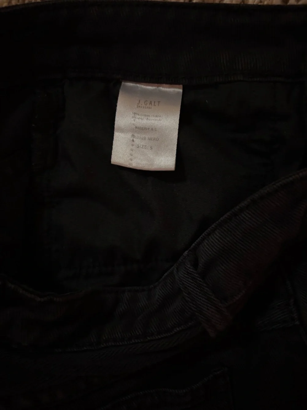 Black Denim Mini Skirt - Women - Picture 3 of 3